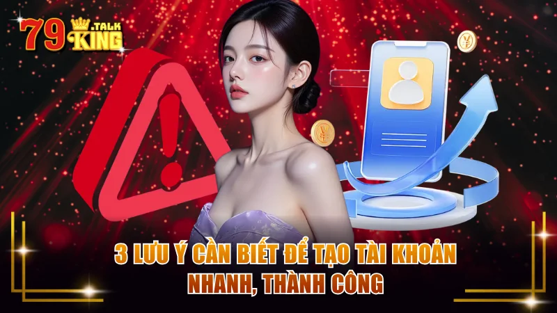3 lưu ý cần biết để tạo tài khoản nhanh, thành công