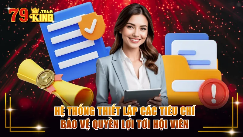 Hệ thống thiết lập các tiêu chí bảo vệ quyền lợi tới hội viên