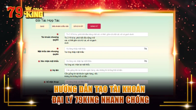 Hướng dẫn mở tài khoản hợp tác nhanh, miễn phí