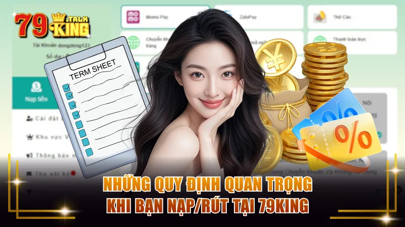 Những quy định cốt lõi khi bạn nạp rút tại sân chơi