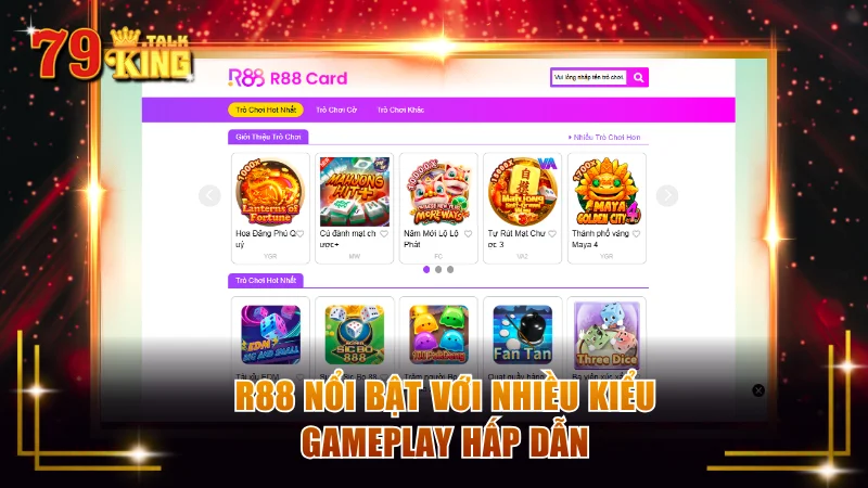 R88 nổi bật với hệ thống gameplay đa dạng